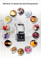 Nieuwe Blender High Power Commerciële Mixer High Performance Ice Crusher Blender Voor Smoothies Met Geluiddichte Dekking