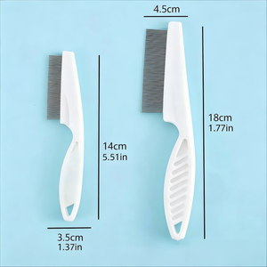 Peine Portátil para Mascotas con un Solo Clic, para Perros y Gatos, con Material ABS y Cerdas Suaves para una Fácil Eliminación del Pelo - Product Image 2