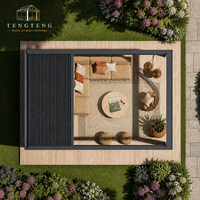 Pergola bioclimatique motorisée en aluminium imperméable avec structure thermolaquée pour extérieur, jardin, balcon, cour et terrasse