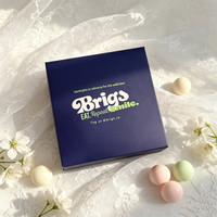 Boîte cadeau en chocolat recyclable de 25 pièces avec couvercle et base, boîte d'emballage pour bonbons, boîte à dessert avec design couvercle et base