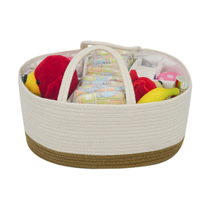 Vente chaude prix <span class=keywords><strong>de</strong></span> gros bébé pépinière couche Caddy sac <span class=keywords><strong>de</strong></span> rangement panier bébé douche cadeaux pour nouveau-né bébé paniers pour le stockage - Product Image 4