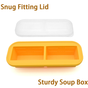 Essentiels pour la maison et la cuisine - 2 grilles, moules en silicone alimentaire réutilisables à libération facile, cubes sou - Product Image 6