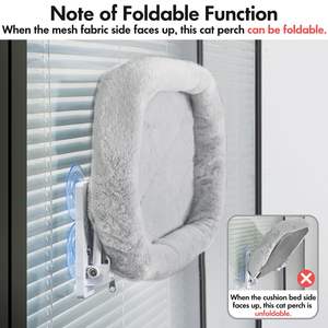 Складной кошачий окошко с металлическим каркасом и мягким чехлом - Product Image 6