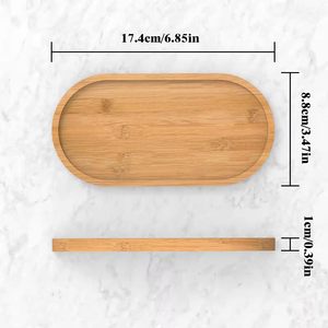 Plateau de rangement en bambou <span class=keywords><strong>pour</strong></span> cuisine à domicile technique de laque unique salle de bain organisateur cosmétique petit article <span class=keywords><strong>baignoire</strong></span> salon - Product Image 2