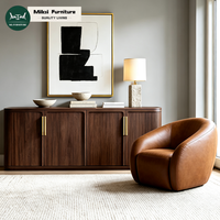 Fauteuil individuel en cuir souple et confortable avec dossier enveloppant et coussin en éponge pour salon et maison - Vente en gros