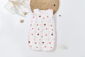 <span class=keywords><strong>Gigoteuse</strong></span> Bébé Nouveau-né <span class=keywords><strong>en</strong></span> <span class=keywords><strong>Gaze</strong></span> de Coton Pur <span class=keywords><strong>Double</strong></span> Face Lavable Sans Manches Grande et Fine pour Printemps, Été, Automne - Product Image 4