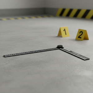 Échelle photographique de localisation de trace de pas en forme de <span class=keywords><strong>L</strong></span> F007 - Product Image 3