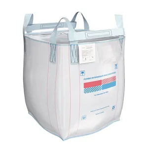FIBC untuk pertanian plastik tas besar wadah pakan tas digunakan untuk biji jagung kentang gandum kedelai