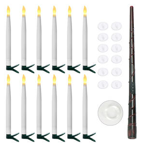 Creative Magic Stick <span class=keywords><strong>Bougie</strong></span> <span class=keywords><strong>LED</strong></span> électronique télécommandée avec <span class=keywords><strong>pince</strong></span> pour la décoration de Noël et d'Halloween - Product Image 1
