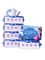 Lingettes nettoyantes humides écologiques non tissées de qualité supérieure pour toilettes, fabriquées en Chine (OEM)