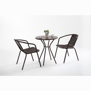 Youya-كرسي طاولة ورائد تجاري مع مظلة لغرفة خارجية, مجموعة حديقة 5 قطع للحديقة والفناء - Product Image 3