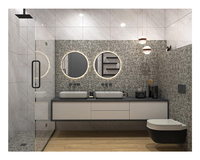 Ensemble complet de coiffeuse de salle de bain moderne et luxueuse pour la maison