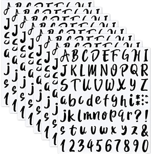 Pegatinas de Vinilo Resistentes al Agua con Números y Letras del 0 al 9, Autoadhesivas, Recortadas, para Autos, Casas, Buzones y Letreros - Product Image 4