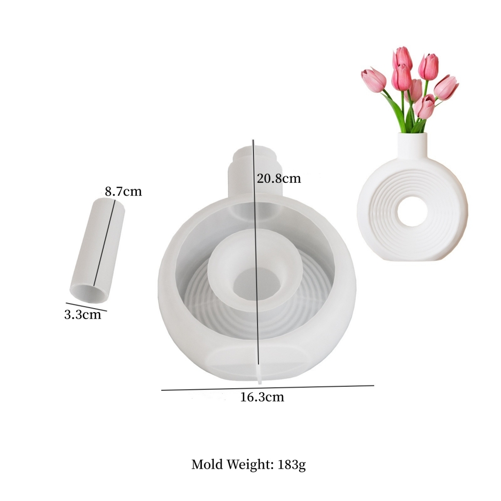 Vase mold-01 White