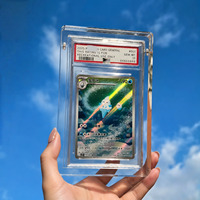 Support magnétique pour cartes à collectionner résistant aux UV, présentoir en acrylique en option, support magnétique pour cartes PAS