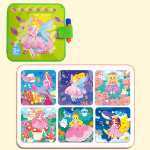 Montessori Spielzeug Wasser Pen Magic Book Malbuch mit Zeichnung Kinder Educational Magic Color Book - Product Image 4