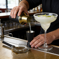 Ensemble de barman en acier inoxydable, 3 pièces, accessoires de bar, shaker à martini de 20 oz, doseur, passoire, ensemble d'outils de bar
