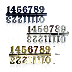 Bộ đồng hồ chữ số Ả Rập chữ số La Mã Vàng Đen bạc màu đồng hồ - Product Image 3