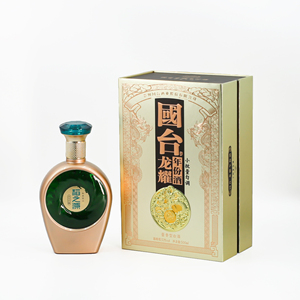 Caja de Regalo de Cartón Premium con Recubrimiento Dorado para Botellas de <span class=keywords><strong>Vodka</strong></span>, Brandy y Licores, con Tinta de Soya de Lujo - Product Image 1