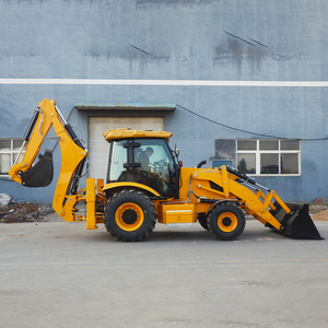 중국 새로운 소형 프론트 엔드 소형 미니 4WD 4x4 굴삭기 백호 로더 1 톤 저렴한 가격으로 판매 - Product Image 2