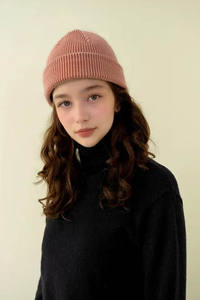 高品質ニットビーニーハット4コーナー暖かいデザインカスタマイズフルーツ弓迷彩漫画文字文字 - Product Image 3