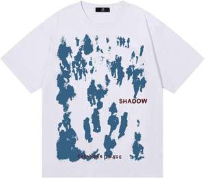 T Shirt Tees Oversized Creative Graffiti Chemises à manches courtes Summer Casual Rapper Streetwear Y2k Tops T-shirt pour homme - Product Image 6