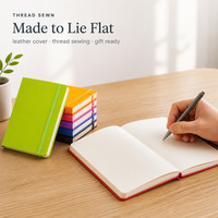 Carnets de notes A6 pour étudiants en stock, personnalisables, avec couverture rigide, organisateur/agenda de bureau, avec sangle, en cuir coloré, format A5, idéal comme cadeau