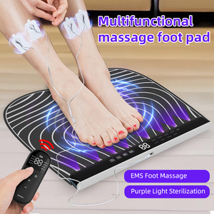 Elektrisches Fußmassagegerät mit kabelloser Fernbedienung, 320 x 300 mm, 1–30 Gänge, Punktmassagematte, USB, lindert Muskelverspannungen im Fuß - Product Image 3