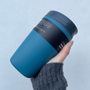Nuovo Arrivo: Tazza da Caffè in Acciaio Inox a Doppia Parete da 12oz, Tumbler Isolato Antigoccia <span class=keywords><strong>con</strong></span> Coperchio Scorrevole per Auto - Product Image 5