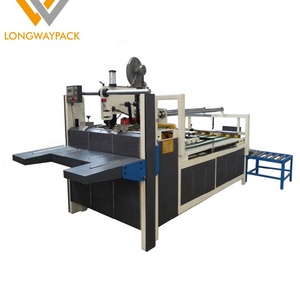 Máquina Automática <span class=keywords><strong>para</strong></span> Encolar y Grapar Cajas de Cartón Corrugado con Flejado, Costura y Plegado - Product Image 6