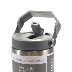 Cross-Border Handle Car <b>Cup</b> <b>Large</b> Capacity 304 Stainless Steel Vacuum Insulated Thermal Insulation Cold Insulation Ice Tyrant - Product Image 4