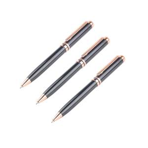 Bolígrafo Metálico Azul de Moda 2024 con Logotipo Grabado - Product Image 1