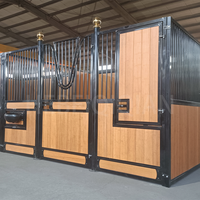 Écurie à chevaux en gros, écurie à chevaux personnalisée, box à chevaux, écurie 2,2 x 4 m, cadre en acier portable, élevage de volailles, box à chevaux, écurie