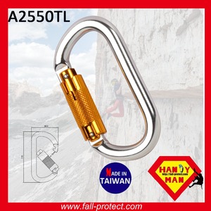 คาราไบเนอร์อลูมิเนียมอัลลอยด์แบบ Twist-Lock (ชุบอโนไดซ์) ผู้ผลิต OEM/ODM จากไต้หวัน รับน้ำหนักได้ 25kN ขนาดรู 19 มม. น้ำหนัก 75 กรัม ได้รับการรับรองมาตรฐาน EN 12275 - Product Image 6
