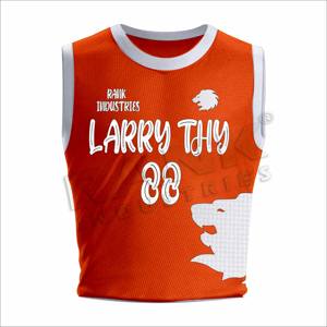 เสื้อบาสเก็ตบอลสีล้วนพิมพ์ลายชุดกีฬาสไตล์ฤดูร้อน - Product Image 3