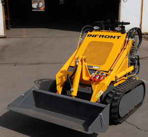 Mini Traktor <span class=keywords><strong>Loader</strong></span> Sekop Salju Listrik Skid Steer Crawler <span class=keywords><strong>Loader</strong></span> YF380 dengan Komponen Hidrolik MOOG - Product Image 4