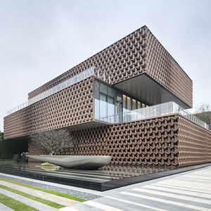 แผ่น<span class=keywords><strong>ผนัง</strong></span>อลูมิเนียมลายเพชรพับแบบสามมิติ สำหรับตกแต่ง<span class=keywords><strong>ภายนอก</strong></span>อาคาร ทนไฟ เป็นมิตรกับสิ่งแวดล้อม - Product Image 2