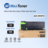 Cartouche de toner compatible MaxToner AR311STC AR-311SCT Japon pour copieurs Sharp AR-185 215 235 255 256 265 266 267 275 316