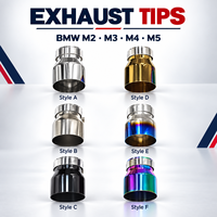 Embouts d'échappement pour BMW M2 F87 G87 M3 F80 G80 M4 F83 G82 G83 M5 F90 G90