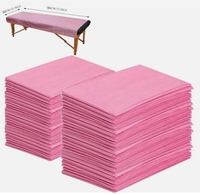 Housses de lit jetables pour spa en matériau SMS, légères, imperméables et anti-transpiration, pour les voyages.