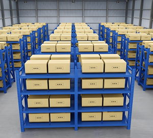 <span class=keywords><strong>Precio</strong></span> de fábrica Estante de almacenamiento de almacén de metal de 4 capas y unidades de <span class=keywords><strong>estantería</strong></span> 200kg Estantes y estantes apilables - Product Image 6