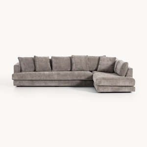 Sofá Modular <span class=keywords><strong>en</strong></span> Forma de L para Decoración de Sala de Estar de Hotel o Villa Moderna, Sofá Cama Tapizado <span class=keywords><strong>en</strong></span> Tela de Lujo Ligero y Alta Comodidad - Product Image 4