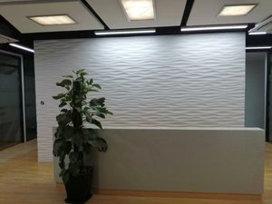 3D Composite sồi Veneer MDF vẫy Hội Đồng Quản trị ốp nội thất gỗ trang trí nội thất gỗ tấm Tường Bảng điều khiển cho bệnh viện biệt thự căn hộ - Product Image 2