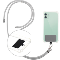 Lanière universelle réglable de conception sportive de téléphone portable de conception de téléphone portable de TPU sangle réglable faite sur commande de téléphone portable de TPU pour l'iPhone OPP emballé