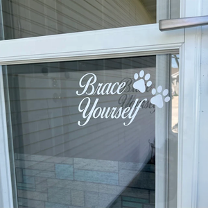 Vinilo Adhesivo Personalizado <span class=keywords><strong>para</strong></span> Puerta con Patas <span class=keywords><strong>de</strong></span> Mascotas, Letras Decorativas <span class=keywords><strong>para</strong></span> Puerta <span class=keywords><strong>de</strong></span> Bienvenida <span class=keywords><strong>para</strong></span> Niños y Familia, Adhesivo Decorativo <span class=keywords><strong>para</strong></span> Pared - Product Image 2