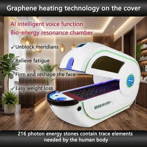 Professional Terahertz Bioresonance Spa Capsule Far Infrared Sauna Massage <b>Bed</b> Ozone Disinfection Salon Energy Cabin - Product Image 6