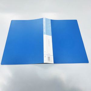 YS8611 Promotional Custom logo Plastic A4 20 Pockets Display Clearbook Transparent Sheet Protector PP Clear <b>Document</b> <b>Folder</b> - Product Image 5
