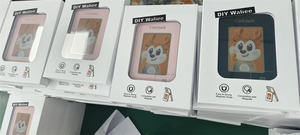 다기능 카드 가방 팩 NFC DIY 사진 INK 스크린 카드 홀더 스탠드 브래킷 핸드폰 용 마그네틱 백 지갑 전화 케이스 - Product Image 6