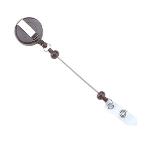 Porte-<span class=keywords><strong>badge</strong></span> rétractable à perles DIY pour infirmière, avec mousqueton, porte-clés, <span class=keywords><strong>cordon</strong></span> de traction, porte-carte transfrontalier, en ABS, plusieurs modèles - Product Image 3