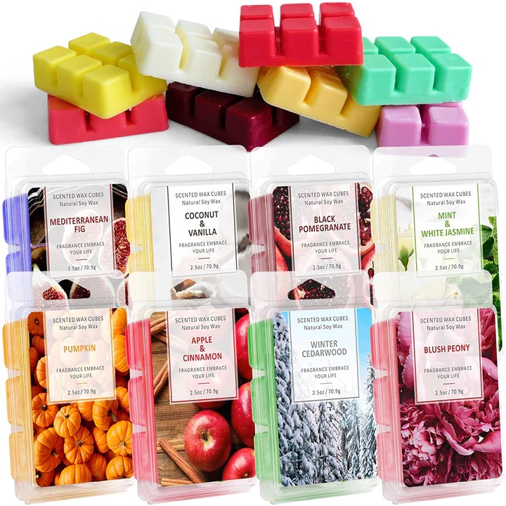 Cera organica Soy Melts produttori di fragranze cera melt cubes